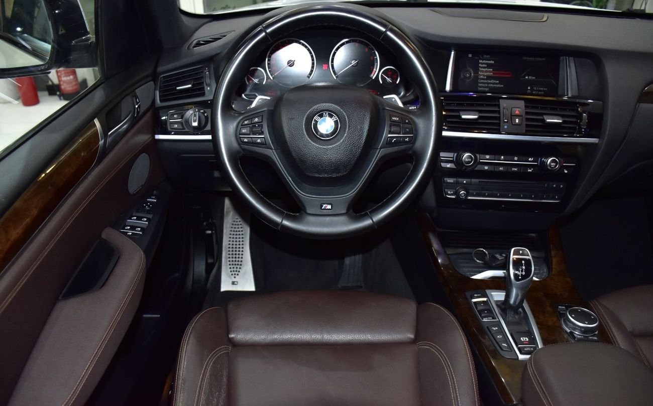 بي أم دبليو X3 EXCELLENT DEAL for our BMW X3 xDrive28i M-Kit ( 2015 Model ) in White Color GCC Specs