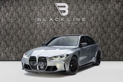 BMW M3 xDrive COMPETITION BUY NOW, PAY 2027 | THE BLACKLINE STANDARD | BMW Warranty + Service, GCC, Low KMs