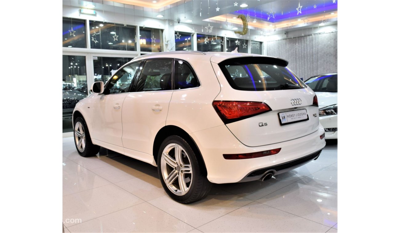 Audi Q5 EXCELLENT DEAL for our Audi Q5 S-Line 3.0T Quattro 2014 Model!! in White Color! GCC Specs