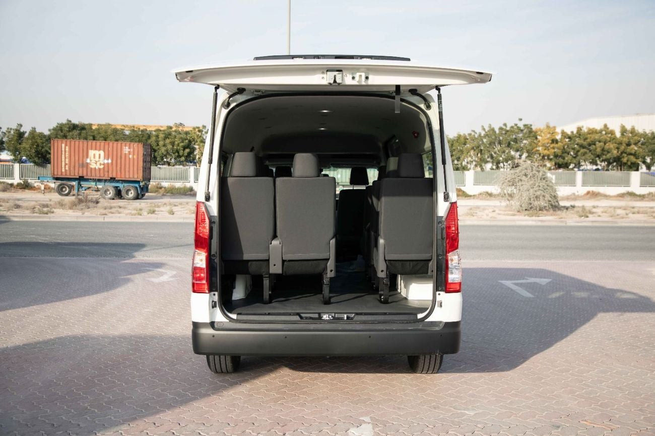 Toyota Hiace High Roof Manual 2.8L - White Inside Dark Grey | Export Only