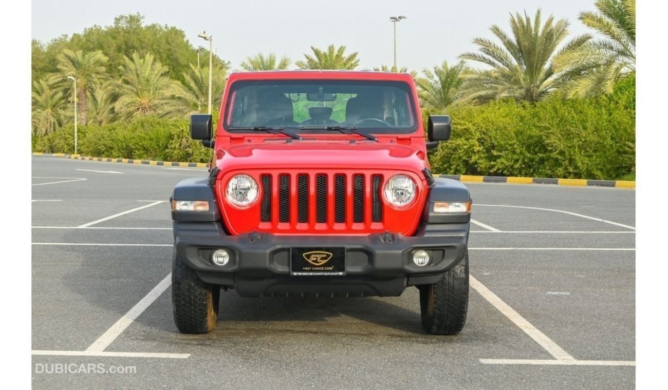 Jeep Wrangler Unlimited Sport AED 1,997/month 2019 | JEEP WRANGLER UNLIMITED | SPORT GCC | FULL JEEP SERVICE HISTO