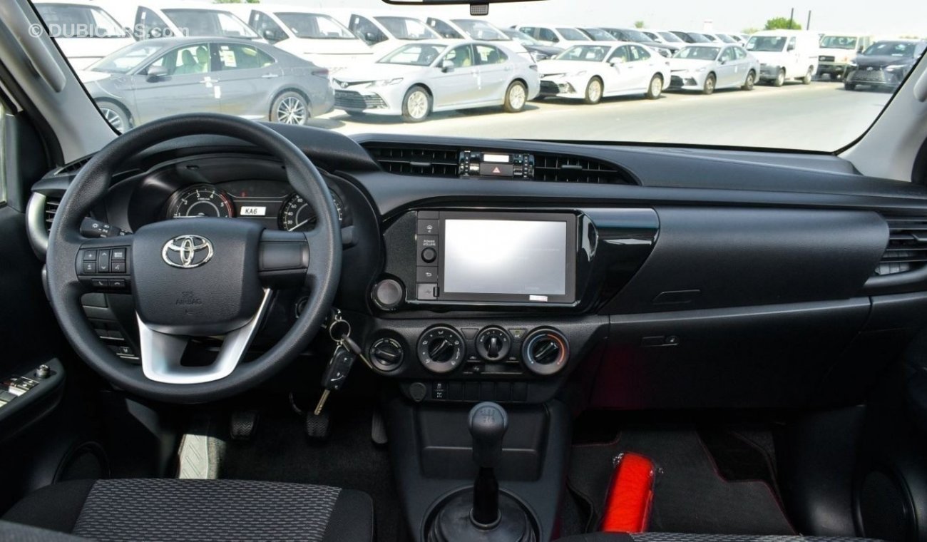 تويوتا هيلوكس Brand New Toyota Hilux DSL 2.4L Diesel Manual | White/Black | 2022 | FOR EXPORT ONLY