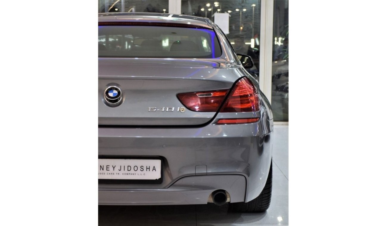 BMW 640i EXCELLENT DEAL for our BMW 640i GranCoupe 2013 Model!! in Grey Color! GCC Specs