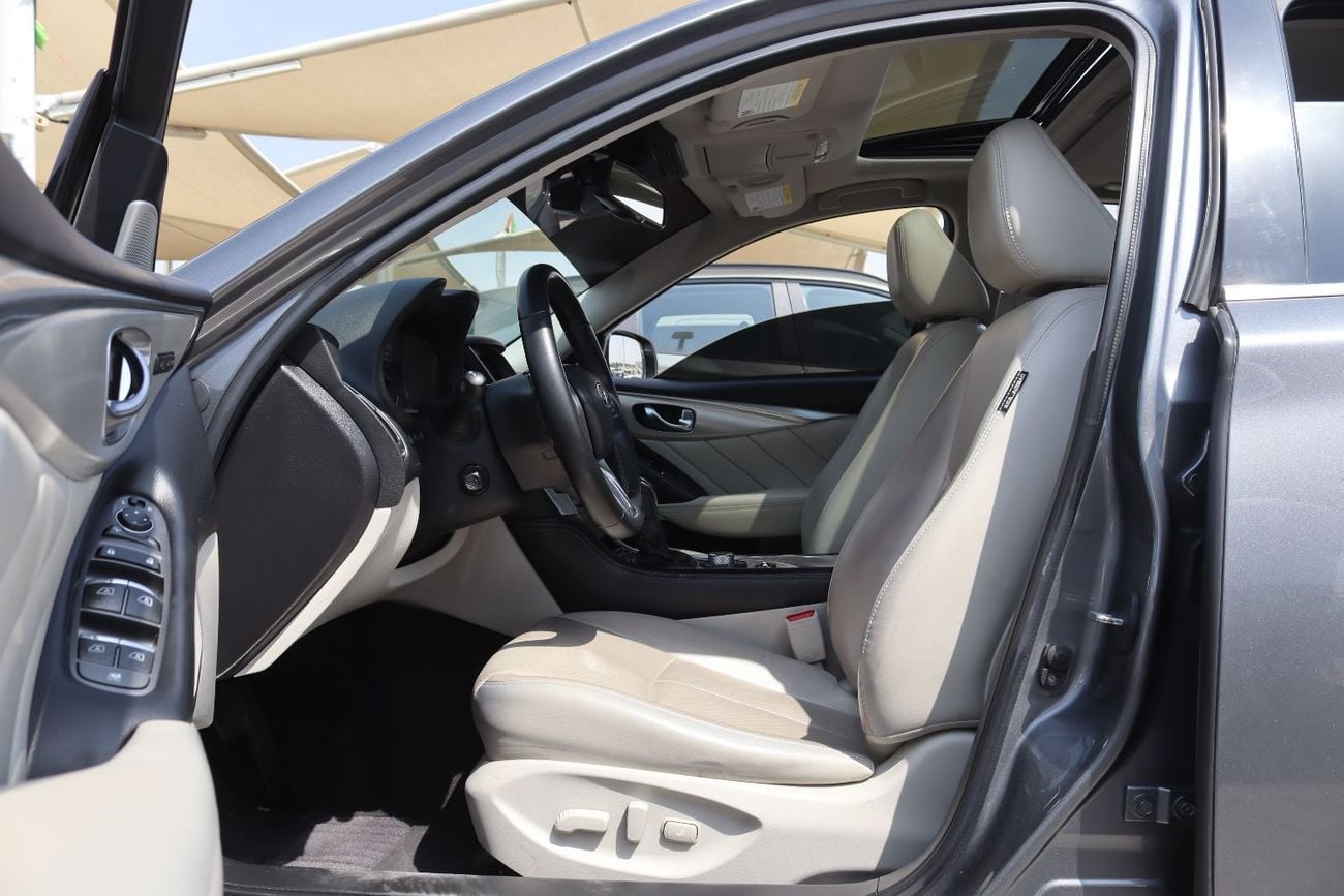 Infiniti Q50 Luxe 3.0L Infiniti Q50 - 2021  - GCC - Full Option - Accident-Free - 6(V) - 3.0L - Excellent Conditi