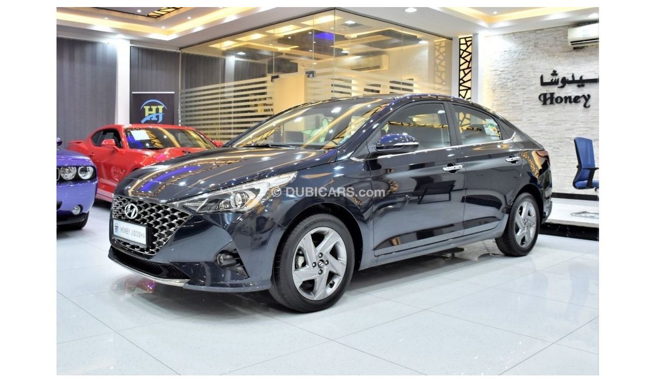 Hyundai Accent EXCELLENT DEAL for our Hyundai Accent 1.6 ( 2022 Model ) in Blue Color GCC Specs