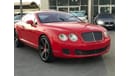 Bentley Continental GT Bentely model 2006 one owner full original paint prefect condition outside and inside full option