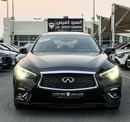 إنفينيتي Q50 LUXE خالية من الحوادث - خليجية - 3.0 تيربو - كاملة المواصفات - بحالة ممتازة من الداخل والخارج