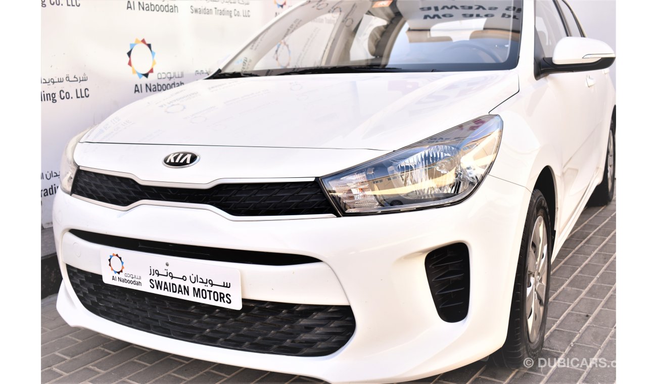 Kia Rio 1.4L PE HATCHBACK 2018 GCC SPECS DEALER WARRANTY