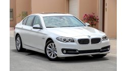 BMW 520i i 2015 GCC under Agency Warranty with Zero Down-Payment.