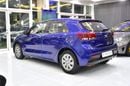 كيا ريو EXCELLENT DEAL for our KIA Rio ( 2020 Model ) in Blue Color GCC Specs