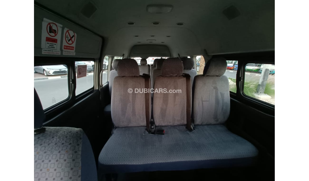 Toyota Hiace `HIGHROOF, 2.7L PETROL, REAR A/C / NO WORK REQUIRED (LOT # 159671)
