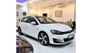 Volkswagen Golf FULL SERVICE HISTORY! Volkswagen GTi 2016 Model! GCC Specs