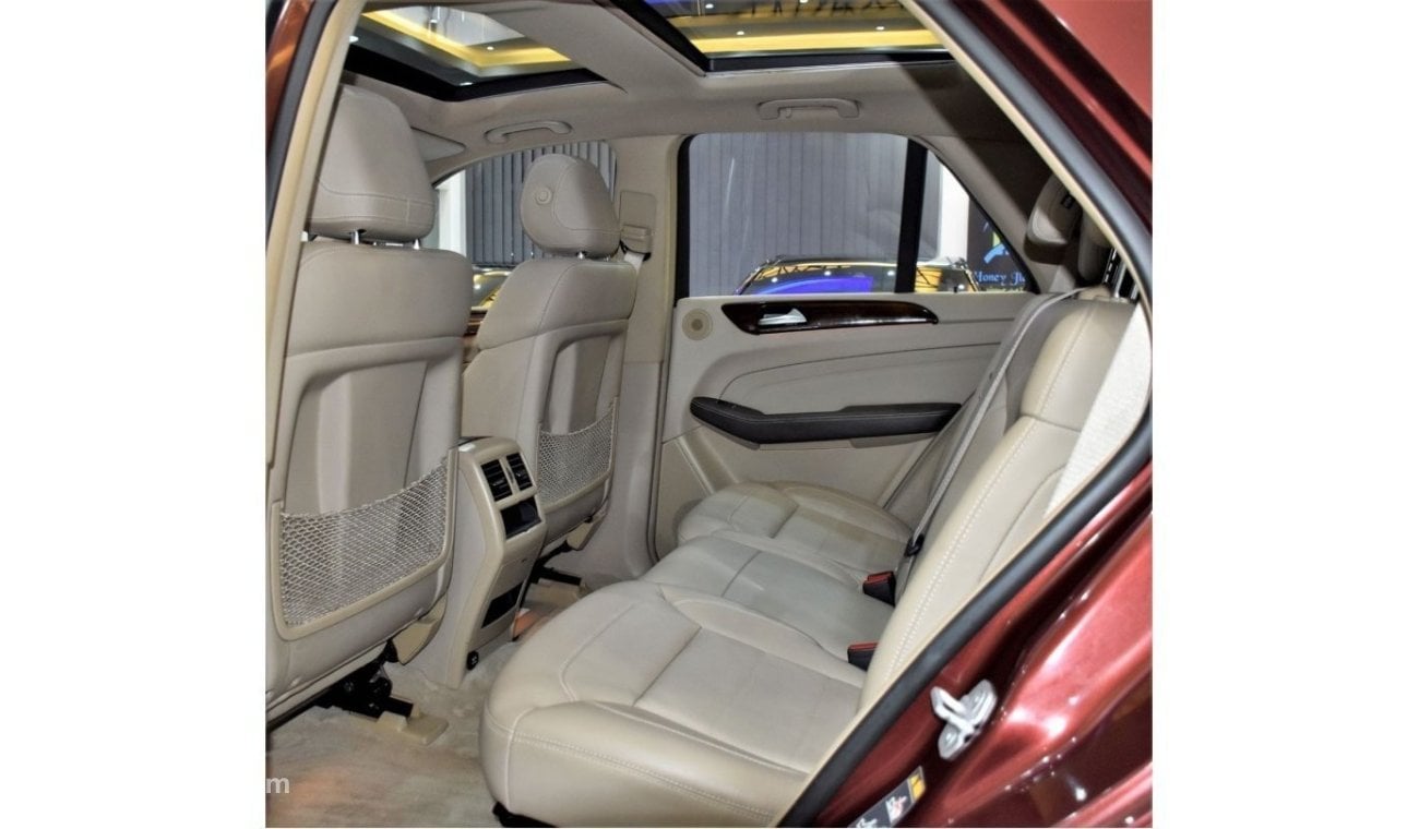 مرسيدس بنز ML 350 EXCELLENT DEAL for our Mercedes Benz ML350 ( 2014 Model ) in Burgundy Color GCC Specs