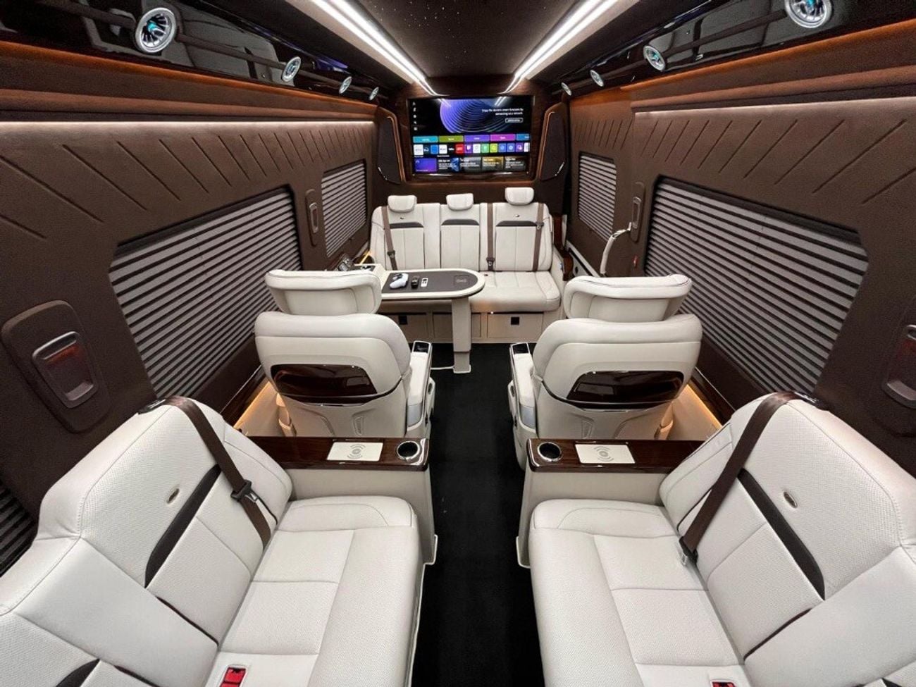 مرسيدس بنز سبرينتر 2024 VVIP MERCEDES SPRINTER with Extra AC, VB Rear Air Suspension and Toilet with Warranty