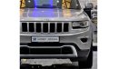 جيب جراند شيروكي EXCELLENT DEAL for our Jeep Grand Cherokee Limited ( 2015 Model ) in Silver Color GCC Specs