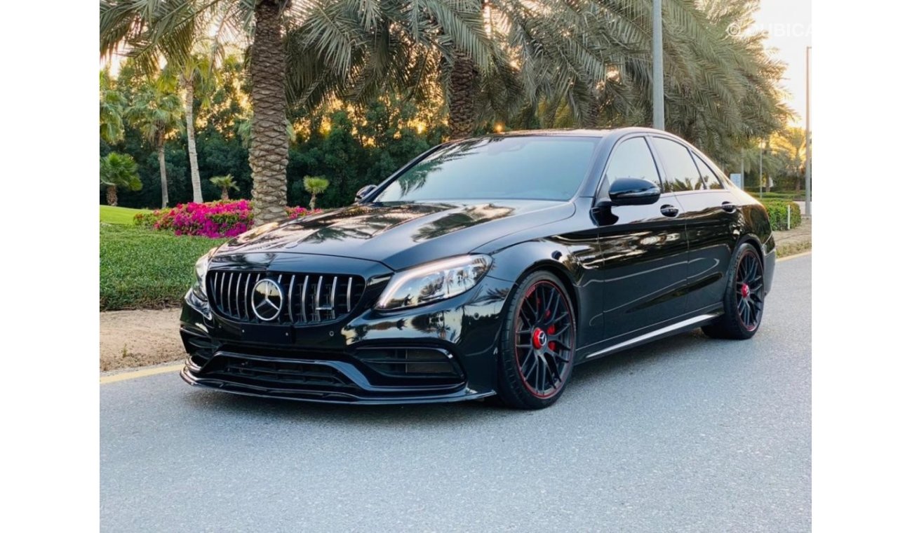 مرسيدس بنز C 63 AMG مرسيدس بنز C63S خليجي فل ابشن بحاله ممتازه ايديشن 1خليجي