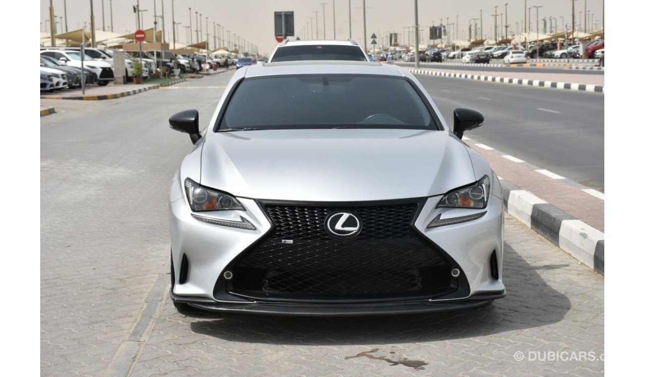 لكزس RC 350 F SPORT / EXCELLENT CONDITION / WITH WARRANTY.