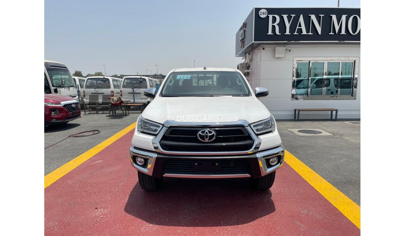 Toyota Hilux TOYOTA HILUX 2.7L, PETROL, 4X4, MODEL 2021, FULL OPTION WITH PUSH START, WHITE WITH RED INTERIOR, ON