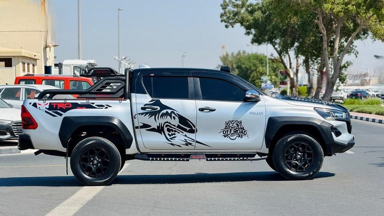 Toyota Hilux 2023| 2.8L DIESEL ENGINE | AT | RHD | HEAVY GTK 4X4 SPORTS BAR WITH BASKET | 4X4 SIDE STEPS WITH LED