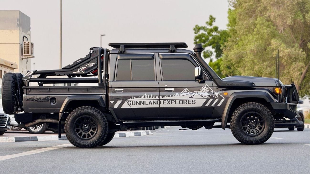 Toyota Land Cruiser Pick Up MODIFIED TO 2024 MODEL | DOUBLE CABIN | MANUAL TRANSMISSION | RHD | 2016 | Back Swing Double Spare W