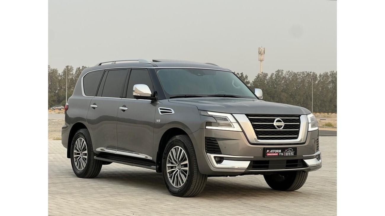 Nissan Patrol LE Titanium Nissan patrol platinum V8 Model 2021 Gcc specs Original paint no accident, full check ag