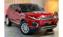 Land Rover Range Rover Evoque 2017 Range Rover Evoque, Warranty, Service Contract, GCC