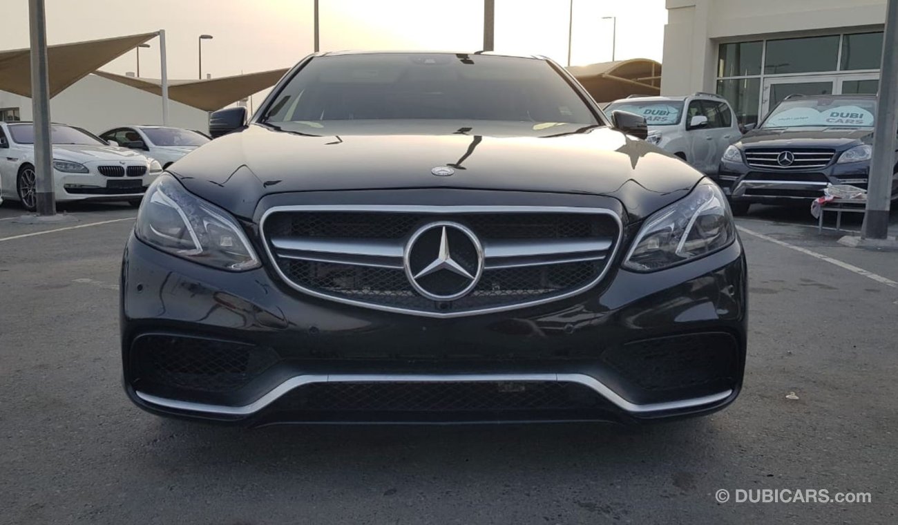 Mercedes-Benz E 63 AMG model 2011 face left 2016 prefect condition full option panoramic roof leather se