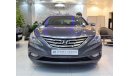 هيونداي سوناتا ONLY 95000 KM!! Hyundai Sonata 2013 Model!! in Grey Color! GCC Specs