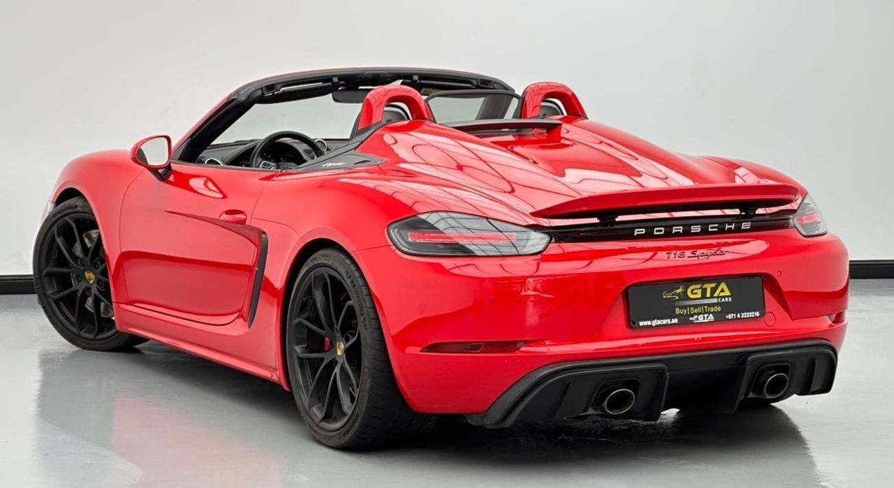 Porsche 718 Spyder 2020 Porsche 718 Spyder, 2028 Porsche Warranty, Porsche Full Service History, GCC