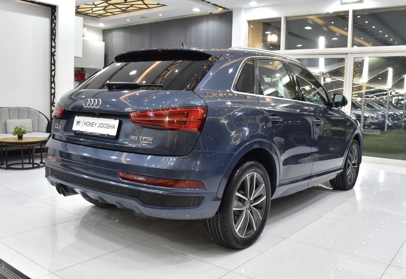 أودي Q3 35 TFSI S-LINE عرض ممتاز لسيارة أودي Q3 35TFSi S-Line (موديل 2017) باللون الأزرق بمواصفات خليجية