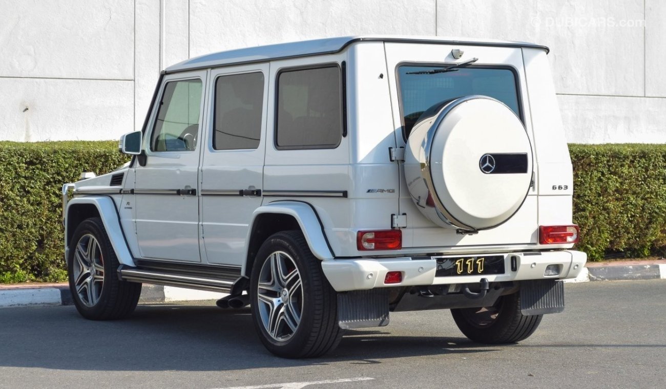 Mercedes-Benz G 63 AMG / GCC Specifications