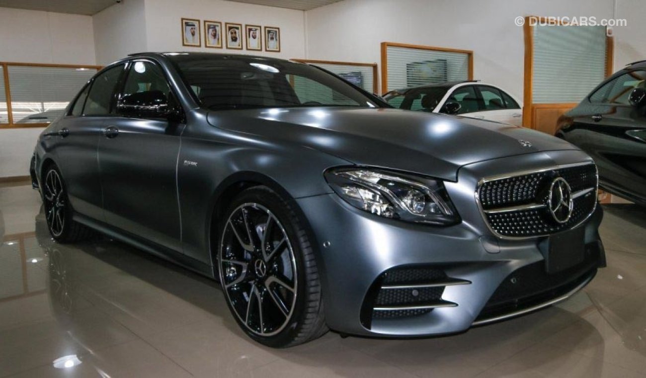 Mercedes-Benz E 43 AMG 4Matic 2018, 3.0L V6-Biturbo GCC, 0km with 2 Years Unlimited Mileage Warranty