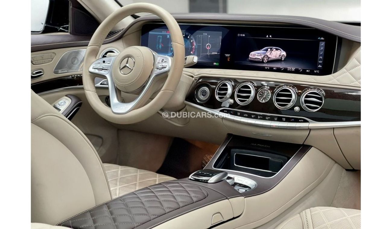 مرسيدس مايباخ S560 مايباخ 2020 Mercedes S560 Maybach 4MATIC, Full Gargash Service History, European Specs