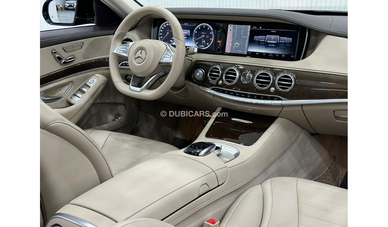 Mercedes-Benz S 500 High 2017 Mercedes Benz S500 5 Buttons, Warranty, Full Mercedes Service History, Full Options, GCC