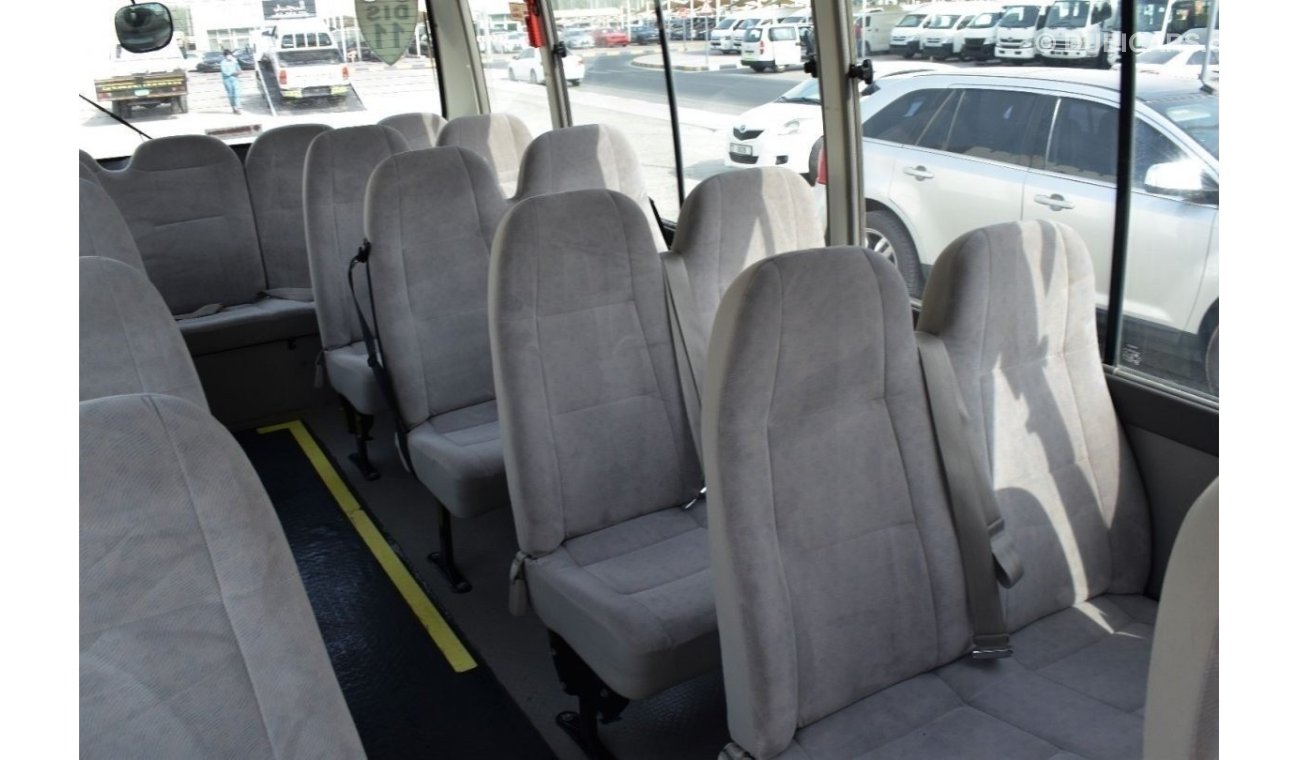 Toyota Coaster 2014 | TOYOTA COASTER – HIGH ROOF DLX | 4.2L V6 30 SEATS | DIESEL | GCC | LOW KILOMETERS | VERY WELL