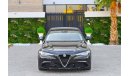 Alfa Romeo Giulia Super | 2,250 P.M | 0% Downpayment | Spectacular Condition!