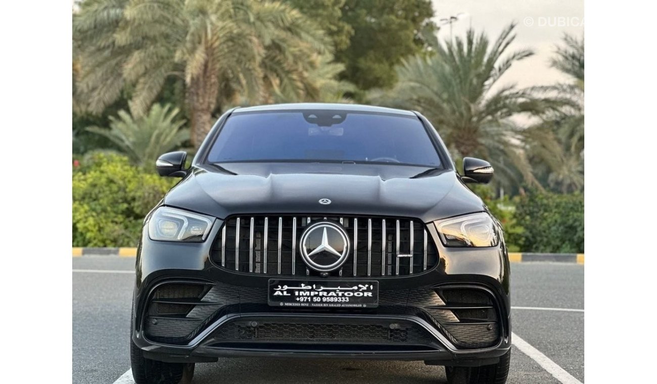 مرسيدس بنز GLE 63 AMG S 4MATIC+ السيارة بحالة الوكالة صبغ وكالة عليه ضمان اعلا مواصفات فل كاربون تحكم كامل عليه بي بي اف ك