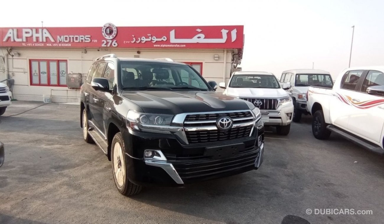 تويوتا لاند كروزر Toyota Land cruiser black GXR 4.6L V8 GT with leather seats (2021 Model)