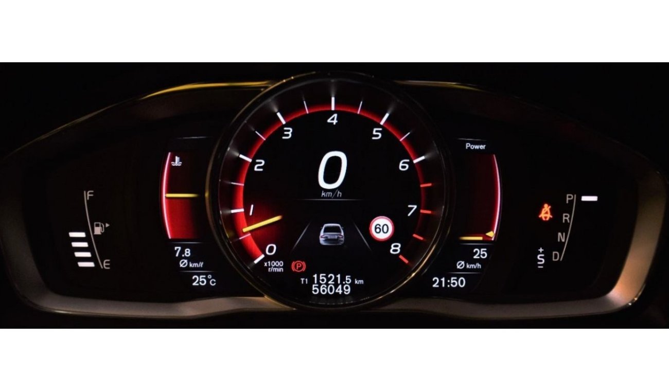 Volvo S80 AED 1,116 Per Month / 0% D.P | Volvo S80 T6 AWD 2015 Model!! in Black Color! GCC Specs