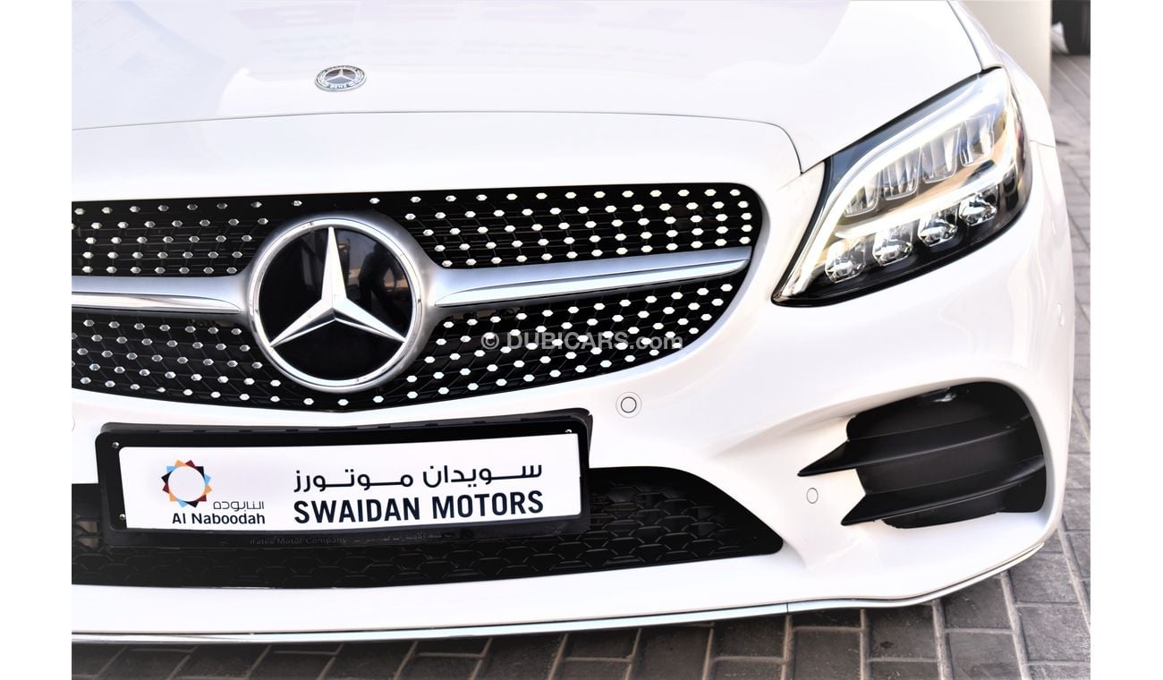 Mercedes-Benz C 200 AED 2399 PM | 2.0L C-200 AMG KIT GCC DEALER WARRANTY