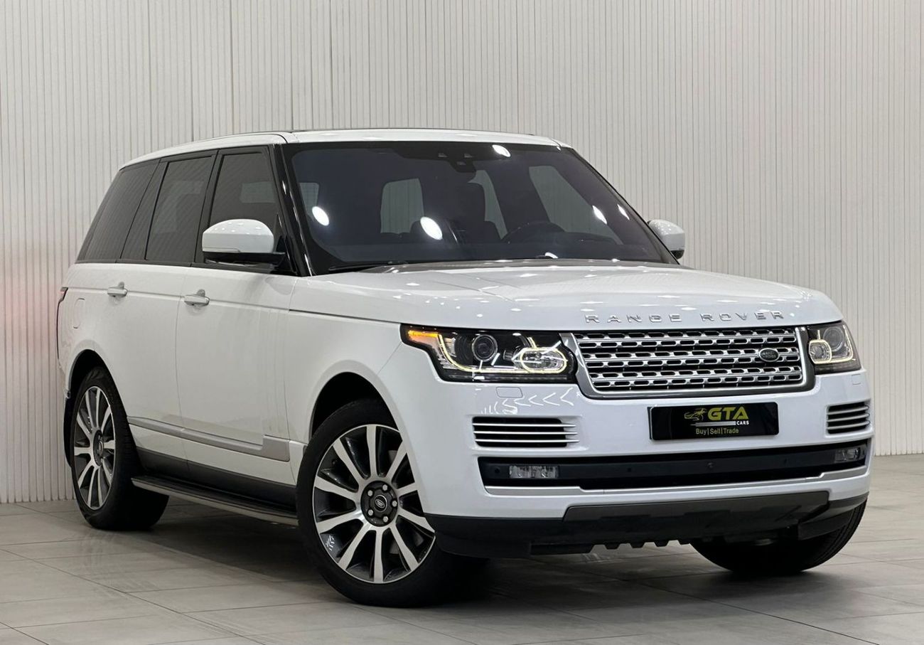 لاند روفر رينج روفر 2017 Range Rover Vogue SE Supercharged, 2024 Range Rover Warranty + Service Pack, Full Options, GCC