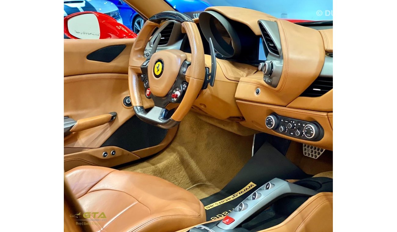 فيراري 488 2017 Ferrari 488 Spider, Full Service History, Service Contract, Warranty, GCC