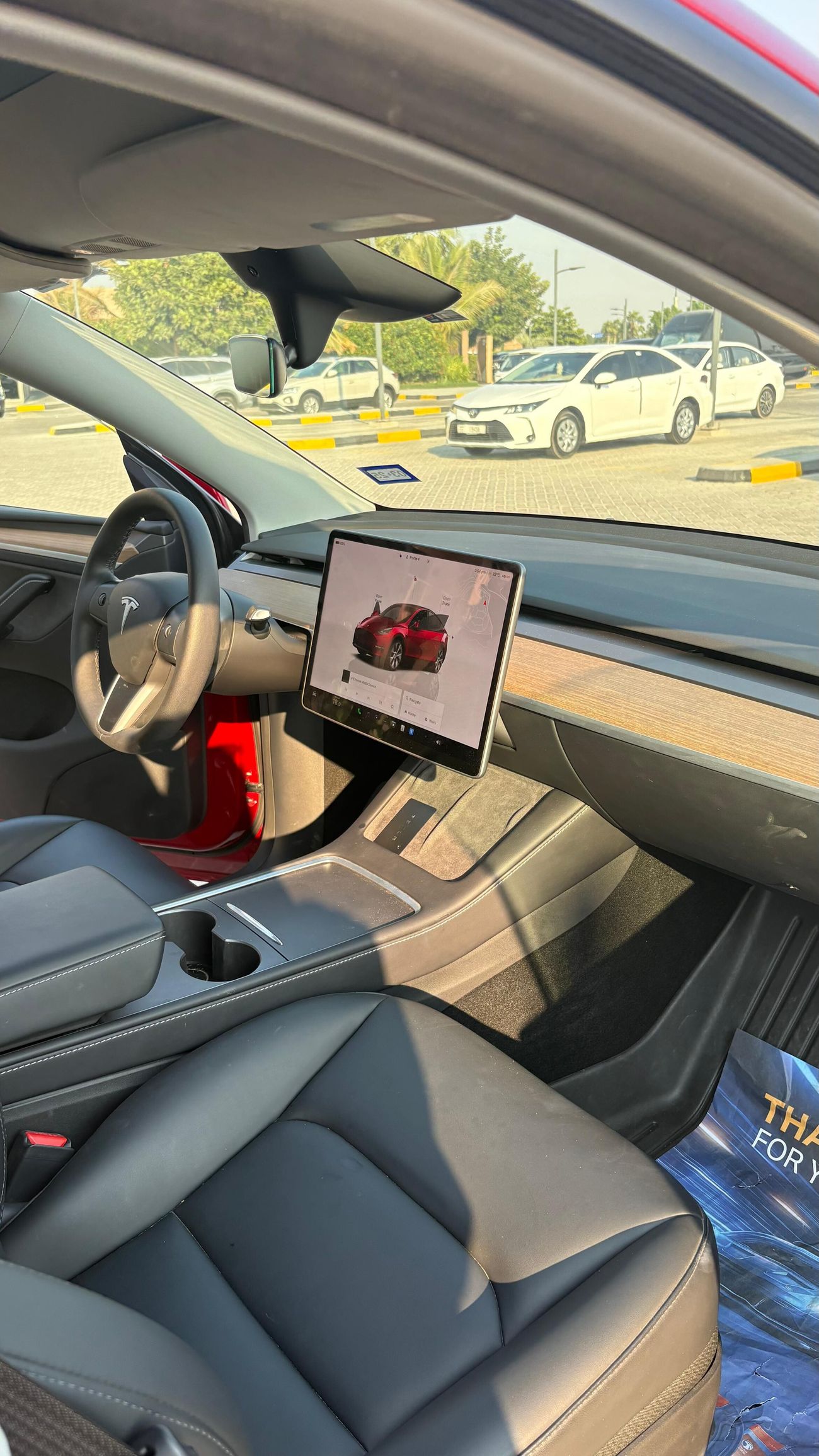 Tesla Model Y Long Range AWD Mars Red | 14k km Only | Perfect Condition | 89,900 AED |