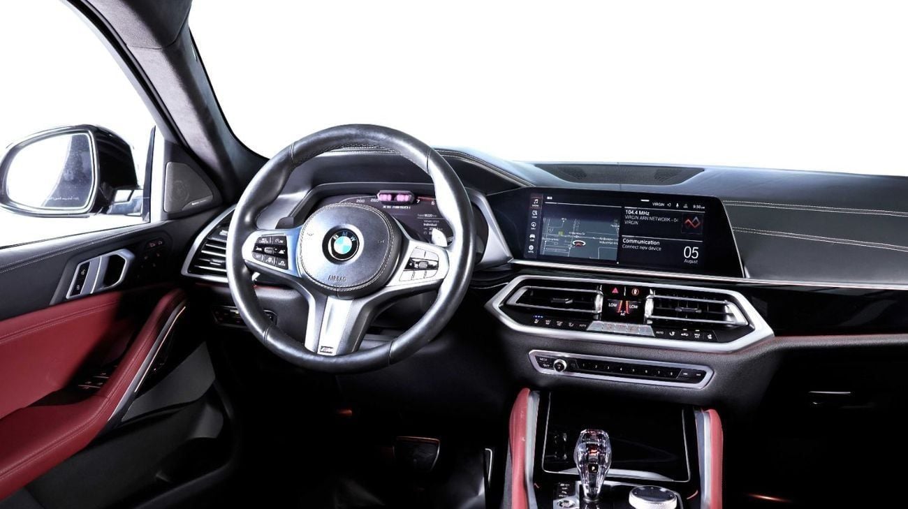 BMW X6 M50i 4.4L GCC-High Specifications-AGMC Warranty Service contract till 09/2026-M Sport Package