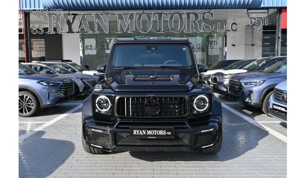 مرسيدس بنز G 63 AMG Mecedes Brabus G900 Rocket Edition, Super Black, Full Carbon Fiber Body and Interior Trim Model 2023