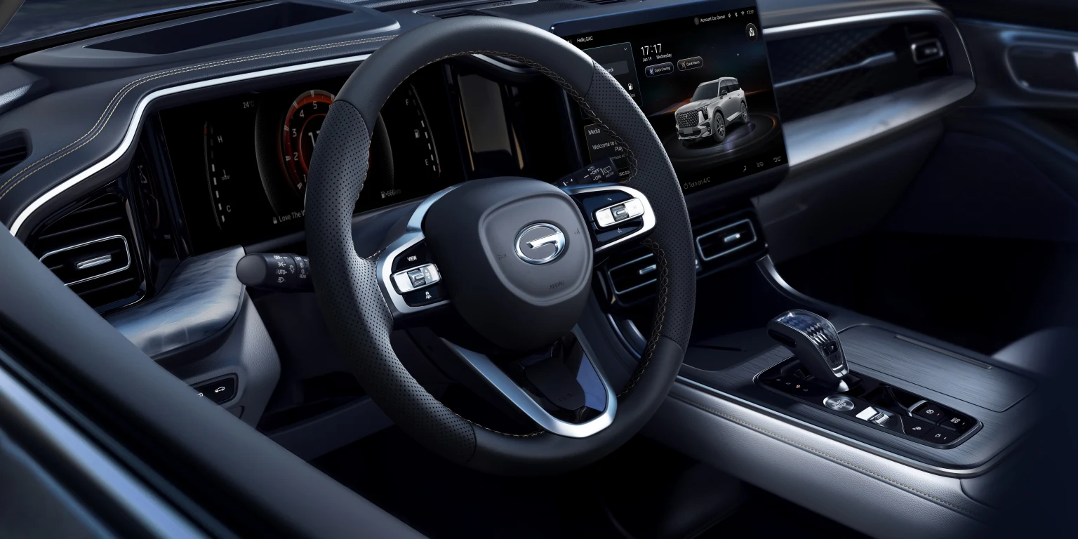 GAC GS8 interior - Steering Wheel