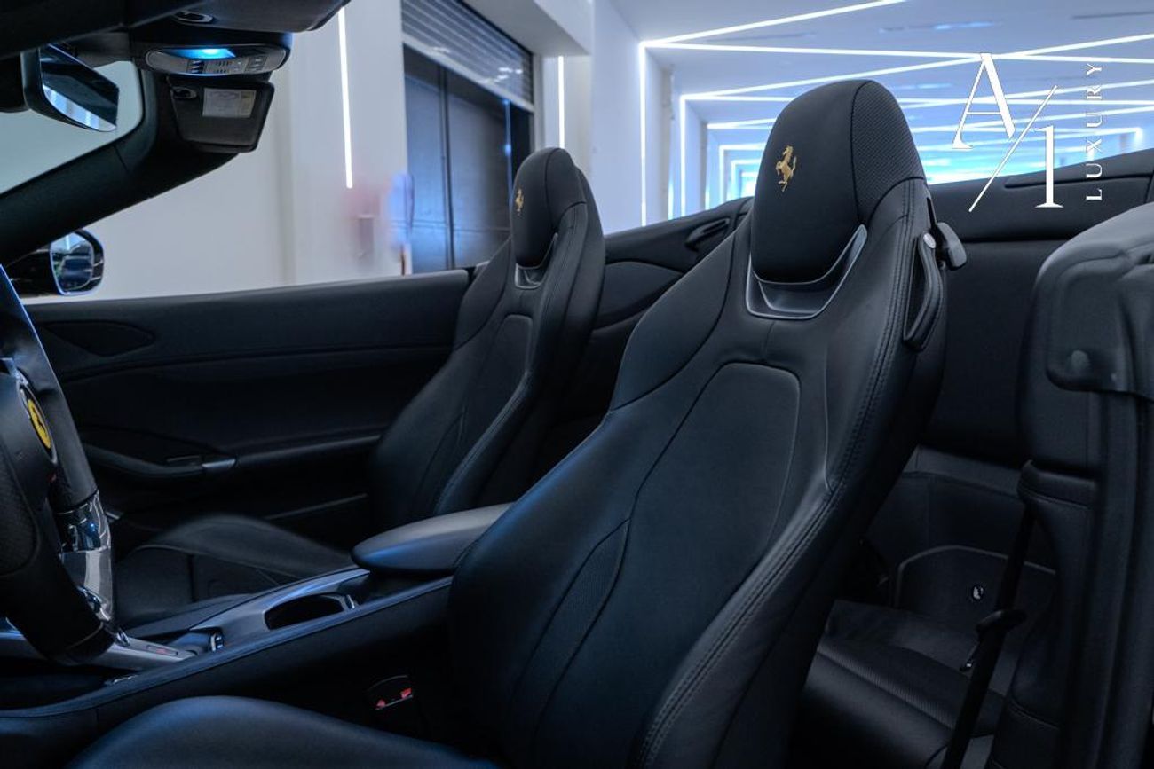 Ferrari Portofino Std 3.9L 2020 Ferrari Portofino, Warranty, Carbon Fiber Package, Nero Daytona WB Exterior, Very Low