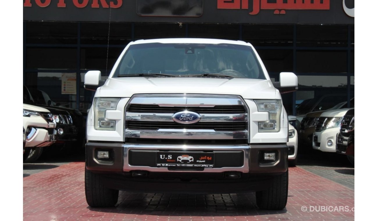 فورد F 150 KING RANCH PANAROMIC FULLY LOADED 2016 GCC FSH AL TAYER SINGLE OWNER IN MINT CONDITION