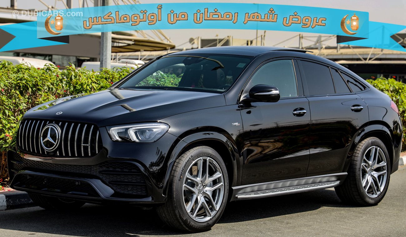 مرسيدس بنز GLE 53 2021 AMG Coupe 3.0L Turbo V6 GCC 0km, w/ 2 Yrs Ultd Milg warranty and 3 Yrs or