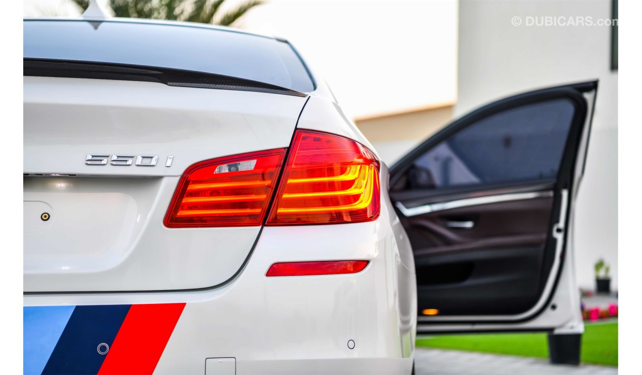 BMW 550i Under Agency Warranty! - GCC - AED 2,820 per month - 0% Downpayment